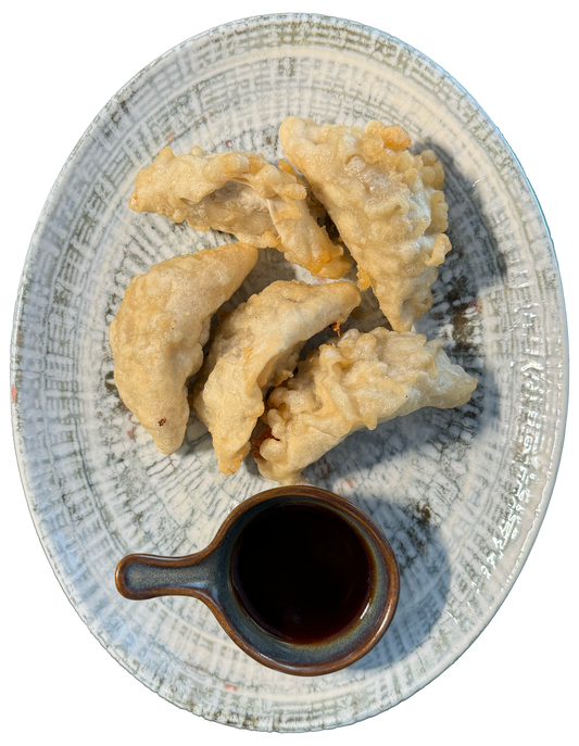 TEMPURA CHICKEN GYOZA